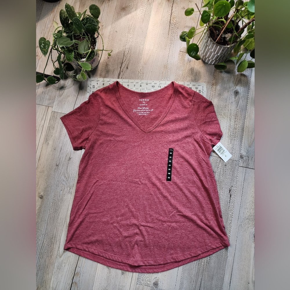 Torrid Girlfriend vneck Tee